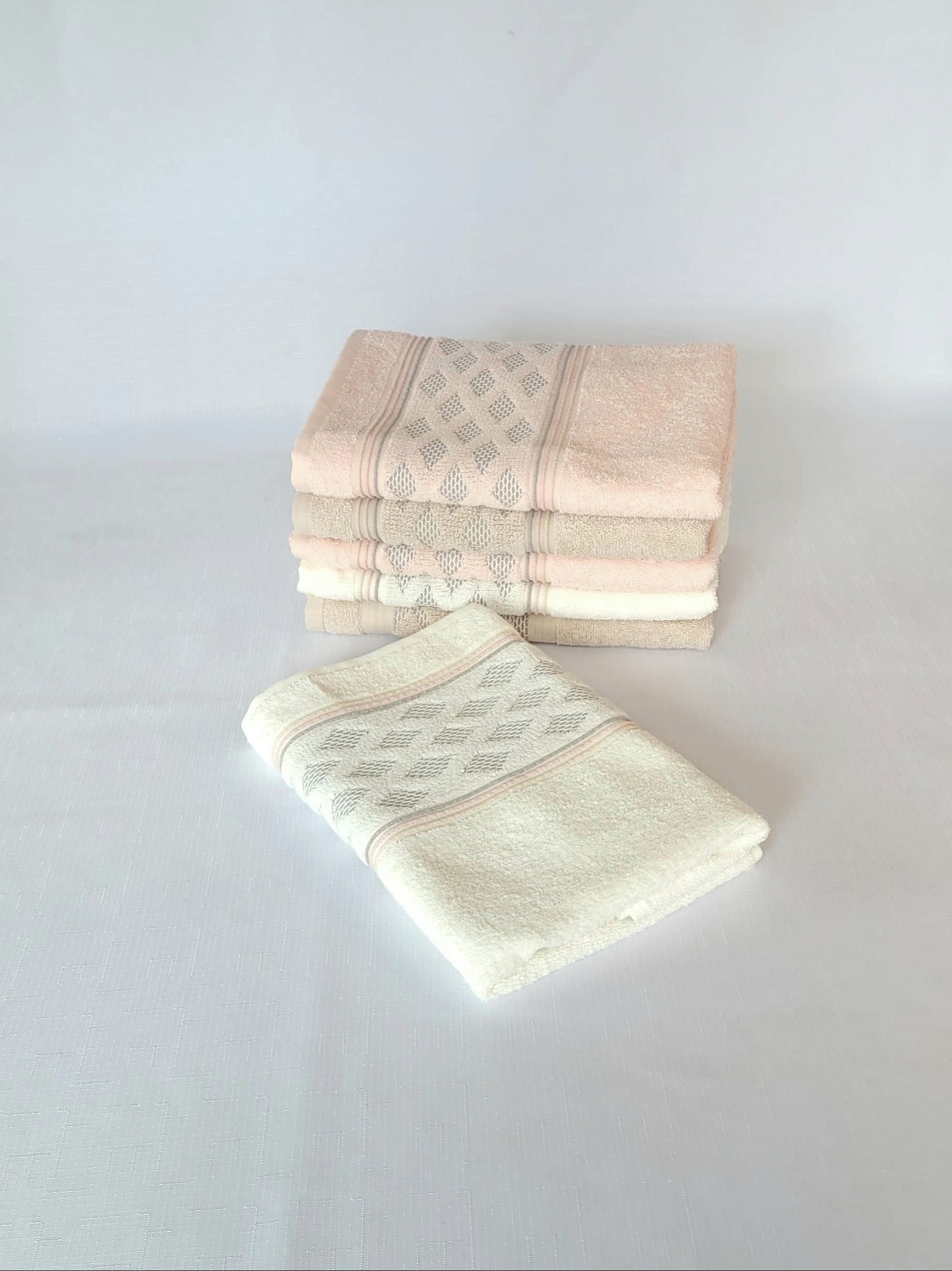 Bath Towel Set "NurPak" Organic Cotton 50x90cm 6 pcs