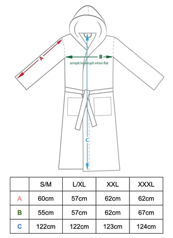 Lux Varol Bamboo/Cotton Bathrobe Cream