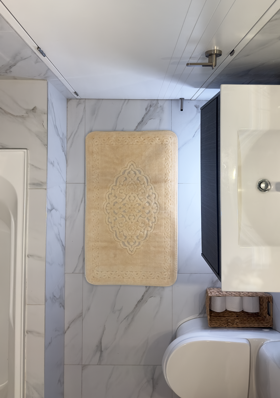 beige mat, cotton bath mat, bath mat nz