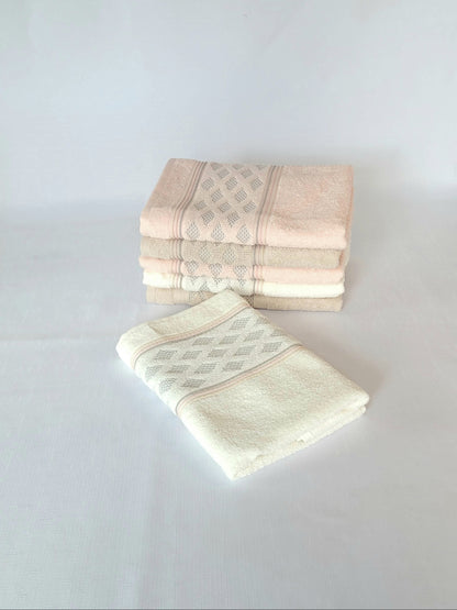 Bath Towel Set "NurPak" Organic Cotton 50x90cm 6 pcs