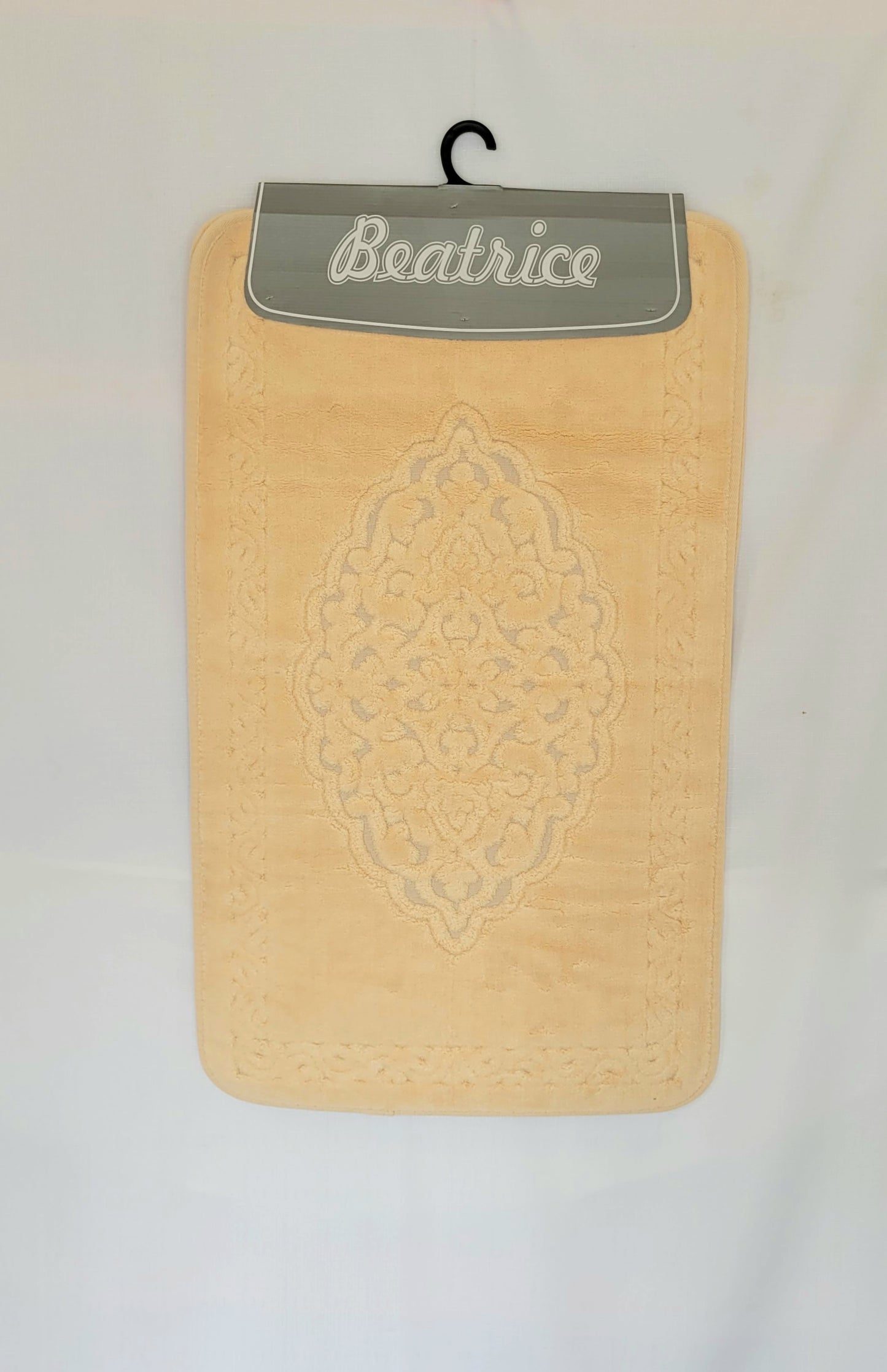 Bath Mat Beatrice Beige antique set (2pcs) Cotton