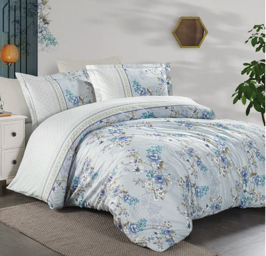 Flower print bedding set made of natural 100% cotton of the highest quality of high density. Comfortable, soft, durable. Elfsorenz.